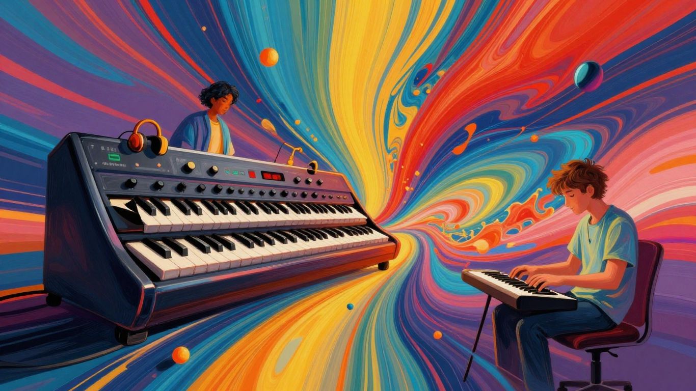 AI music video generation visual output