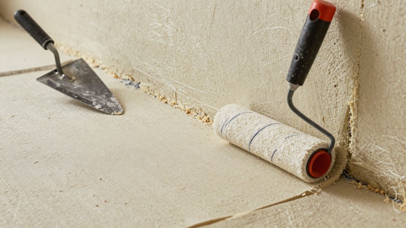 Isolation des murs avec différents matériaux isolants.