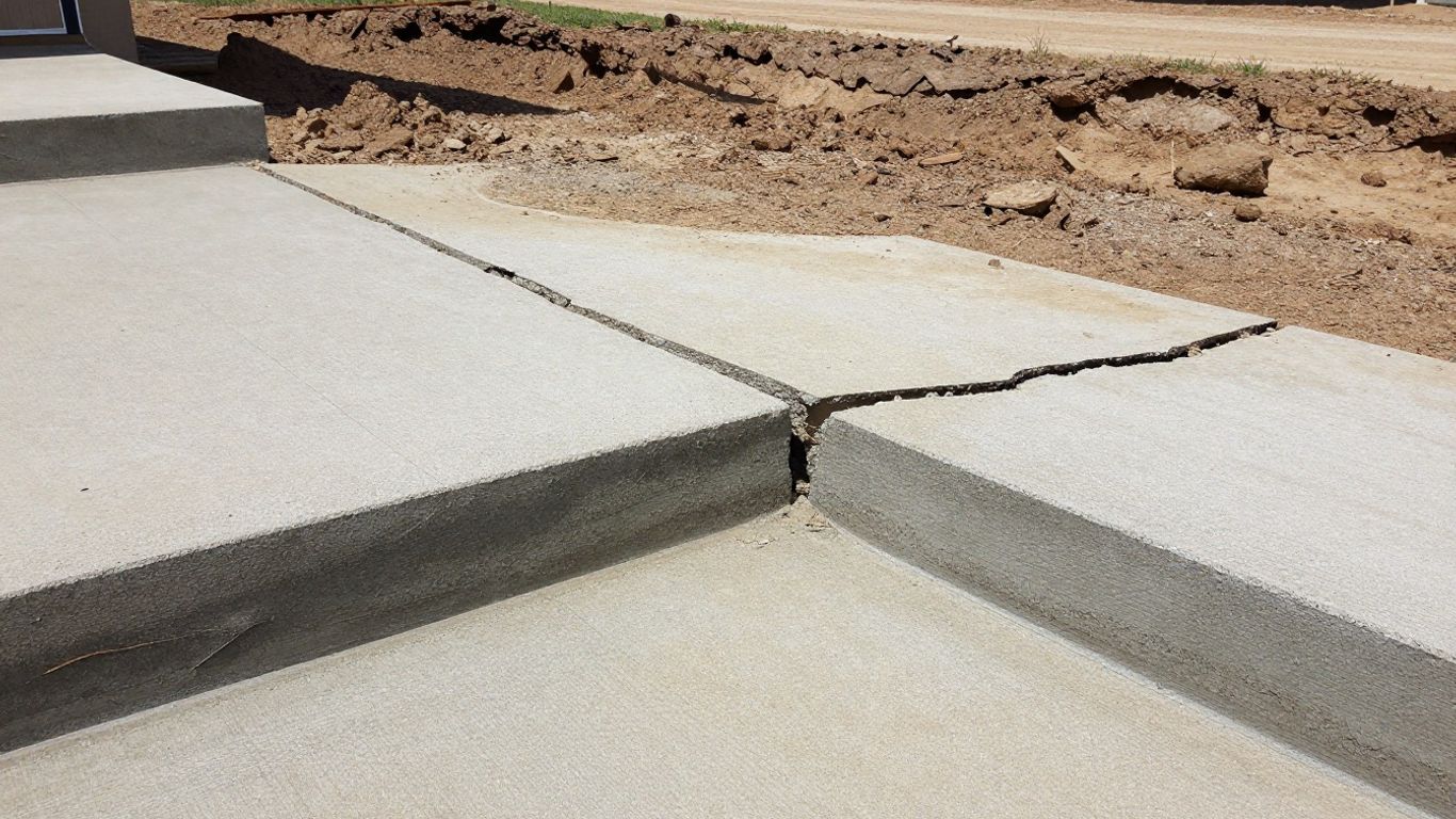 Cracked home foundation in San Antonio