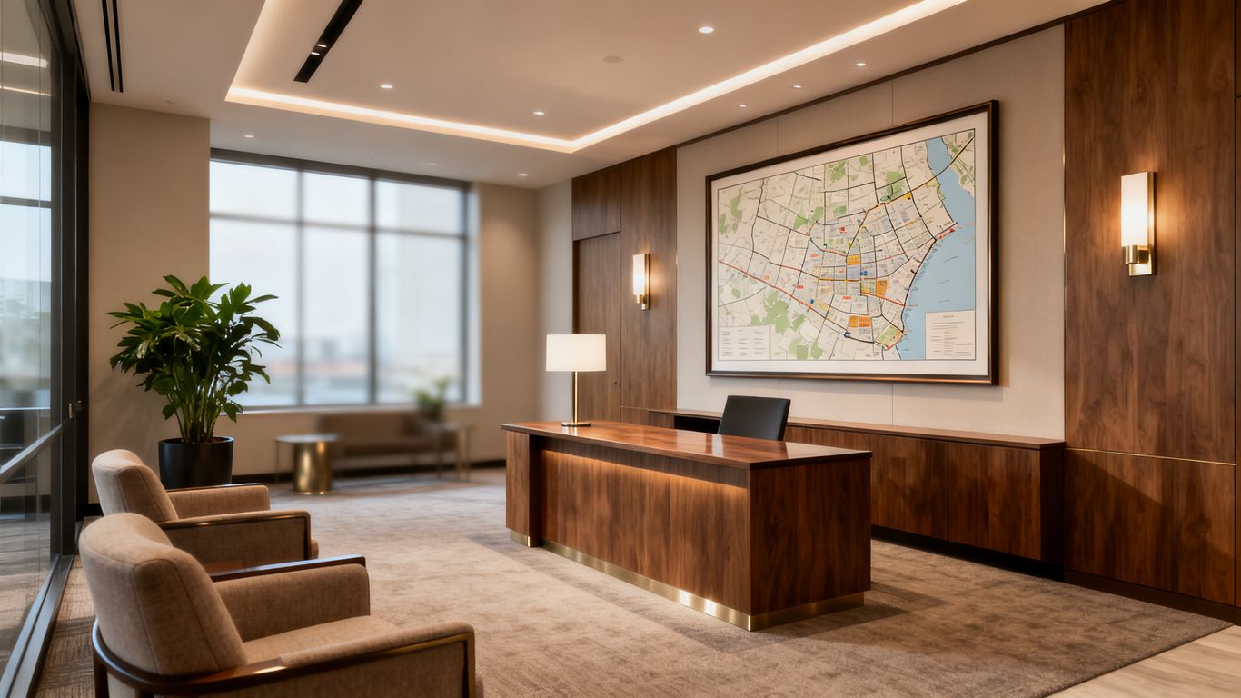 Legal firm website location maps
