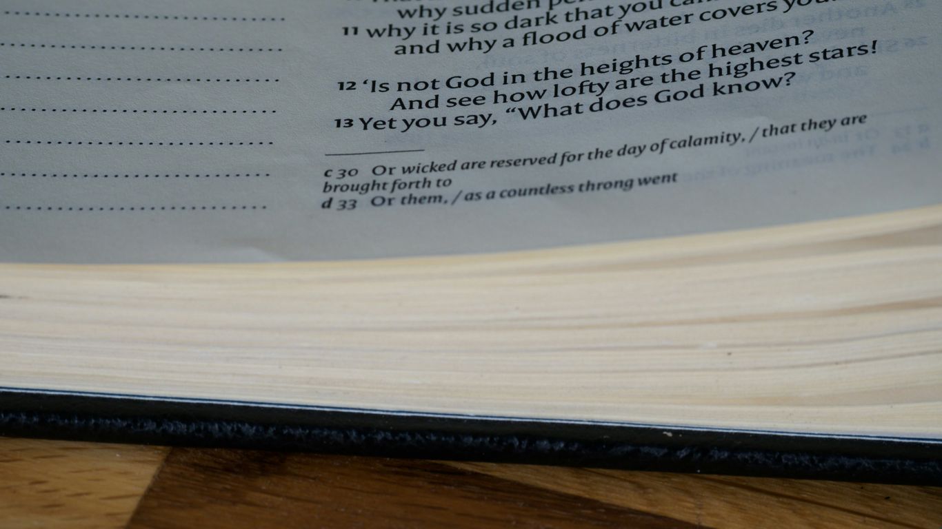 a close up of a book on a table