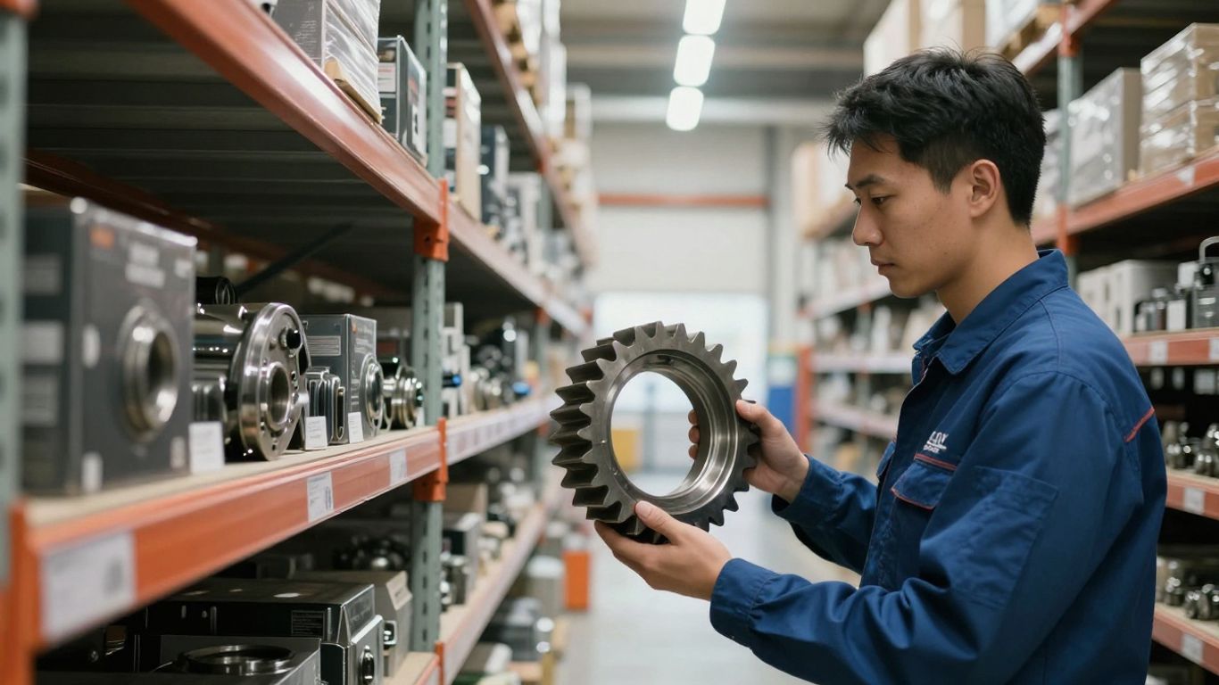 Professional inspection of salvaged Mini vehicle components