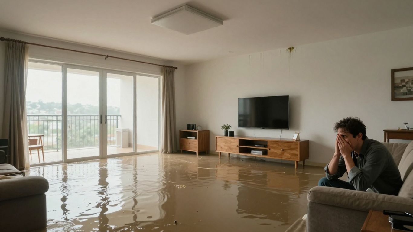 Tenant insurance and water damage in an apartment.