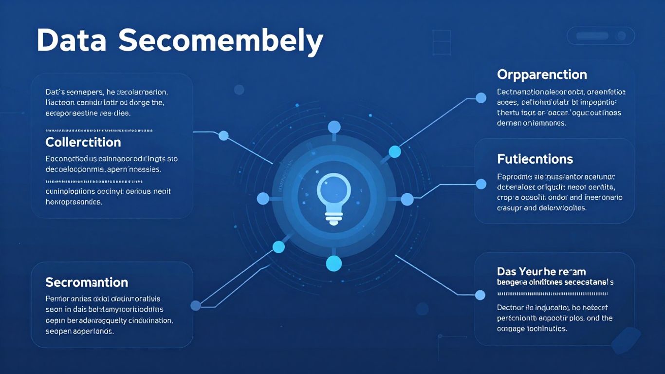 Technical illustration of digital security protocols and data flow.
