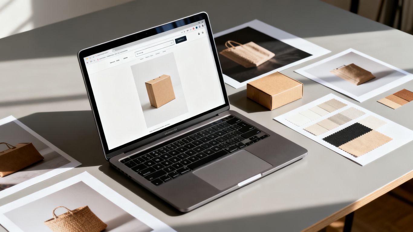 Amazon product listing with clear images and organized content