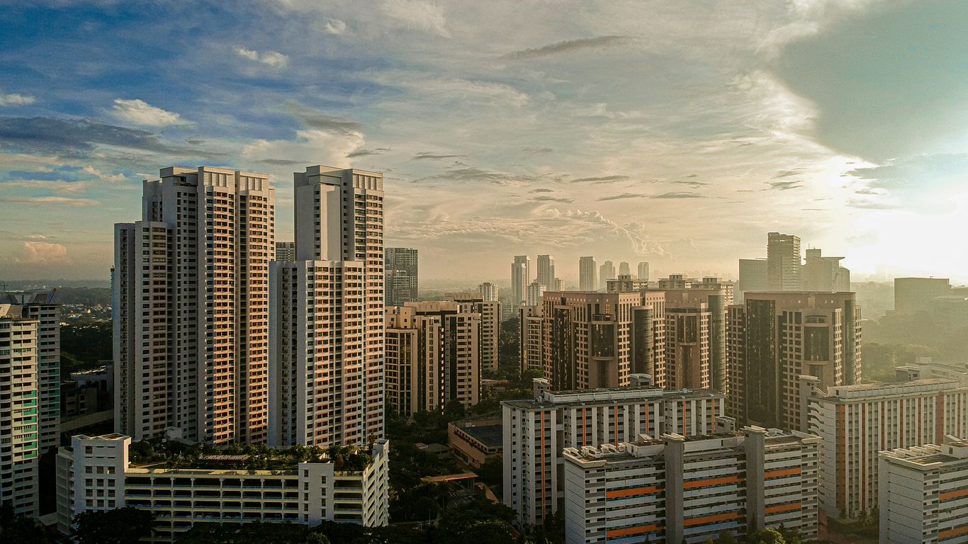 Early public housing construction in Singapore