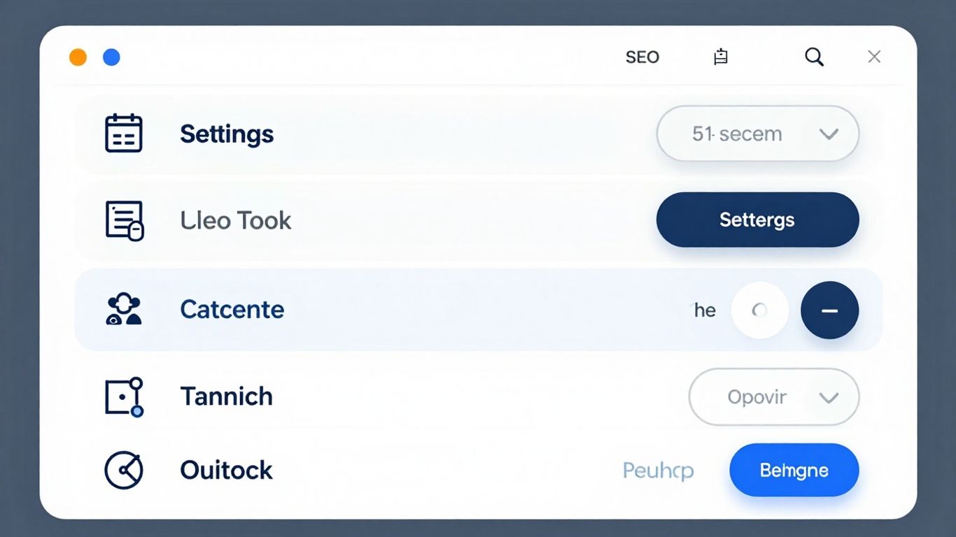 Interface de configuration de Yoast SEO