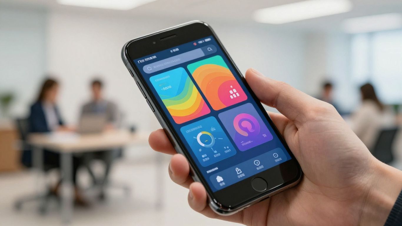 Amazon performance metrics dashboard on a smartphone screen.