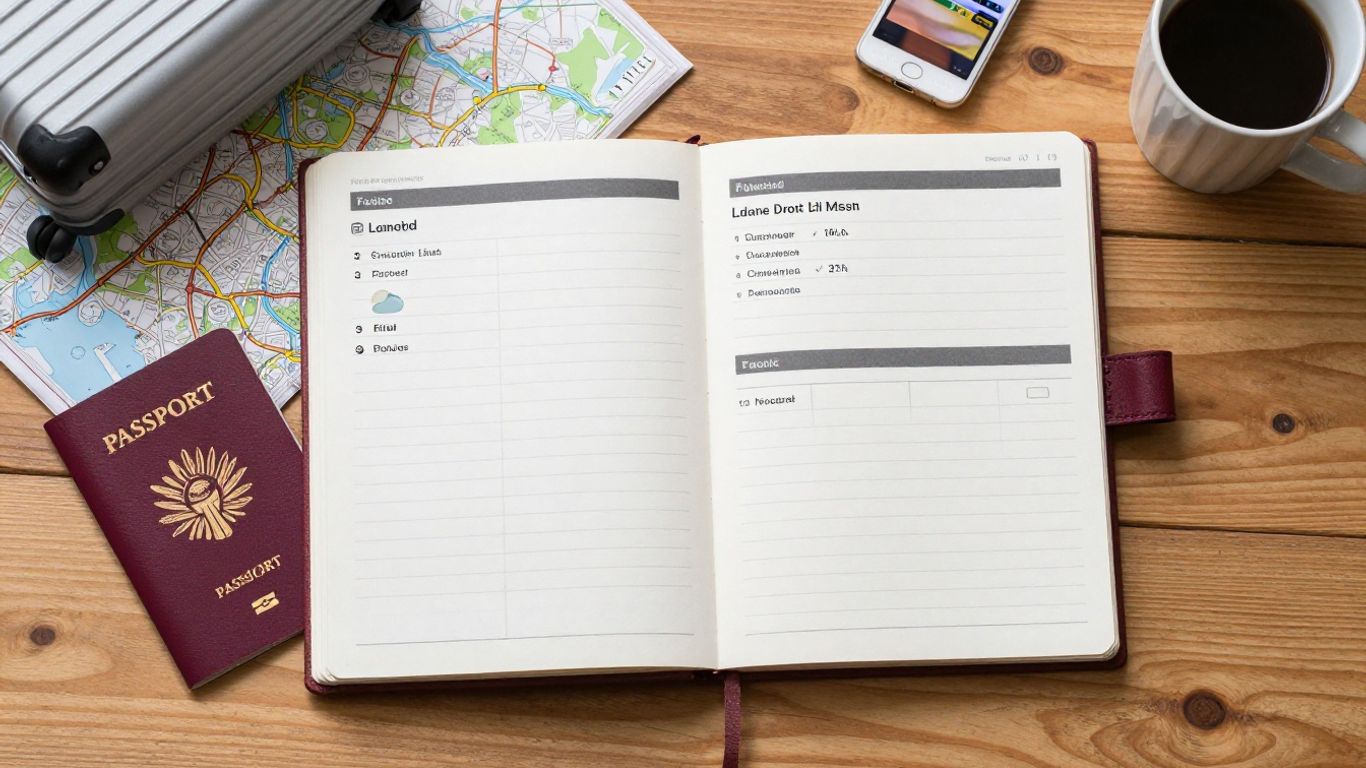 Flexible travel planning with maps luggage and phone alerts