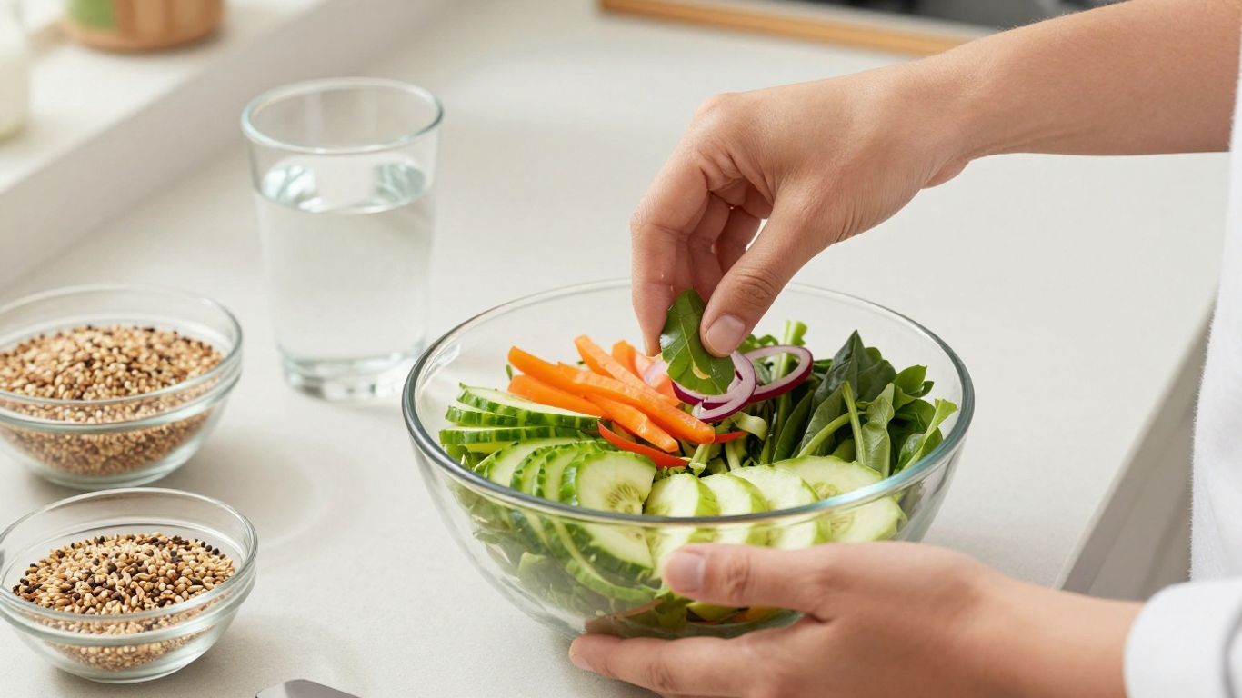 Healthy choice of fiber-rich plant foods