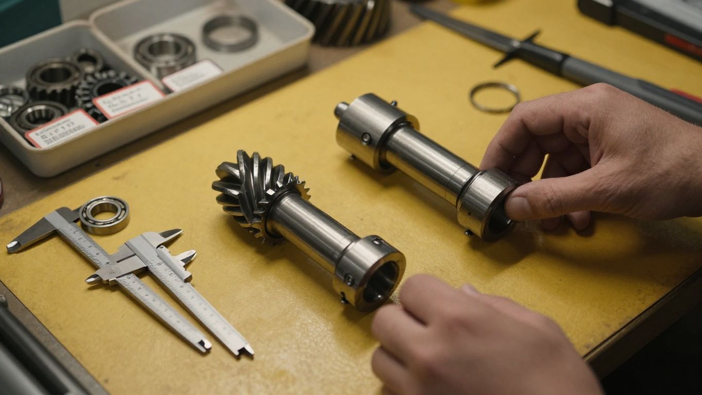 Differential gear set and identification tags