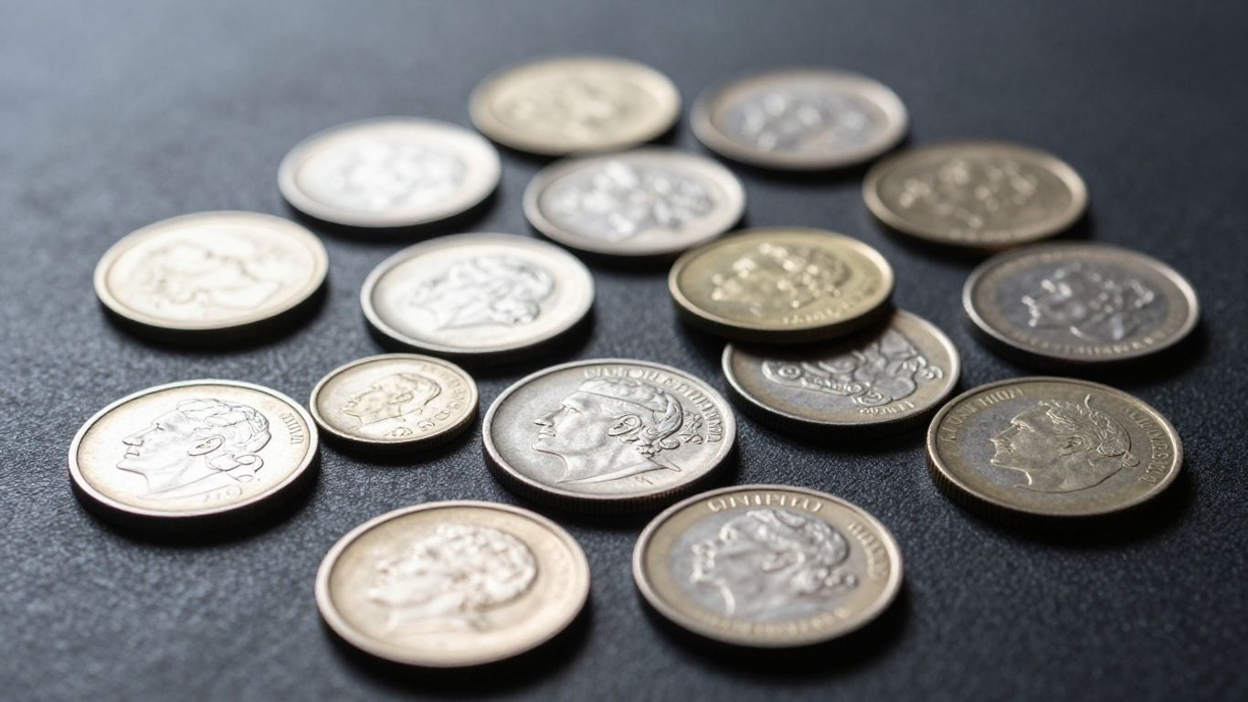 Collection of antique and modern coins