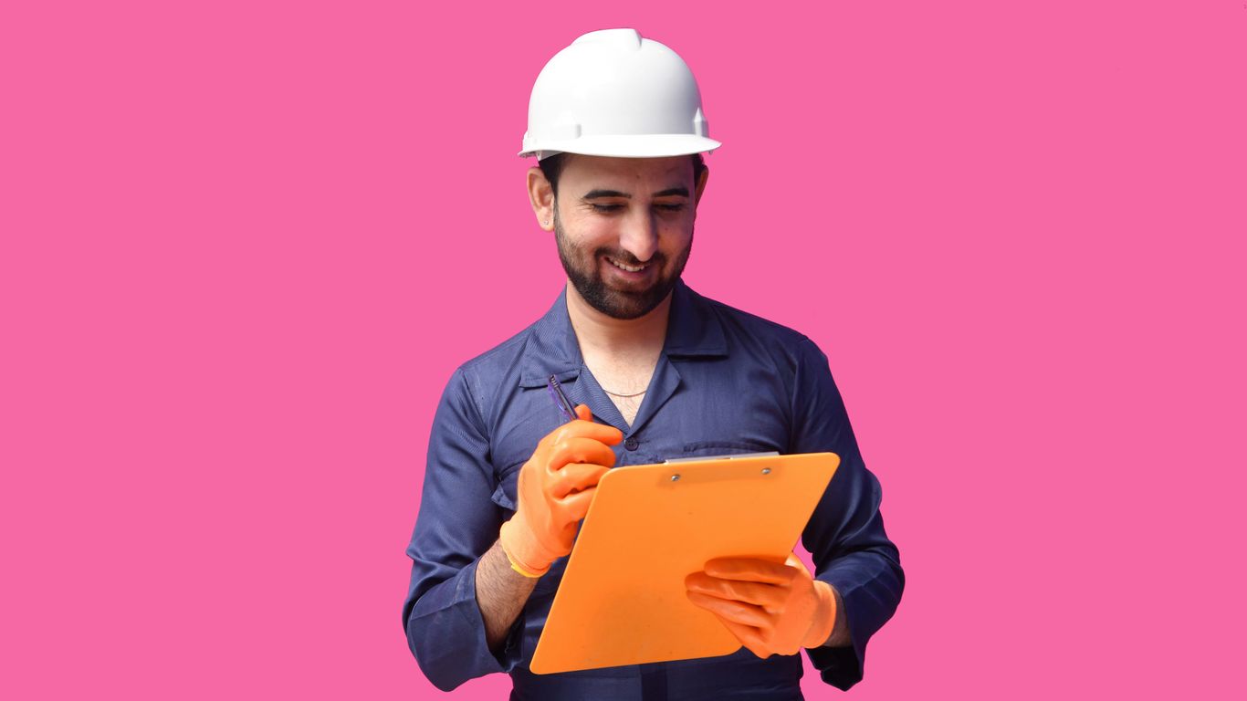 Workers securing assets in a modern digital gig setting