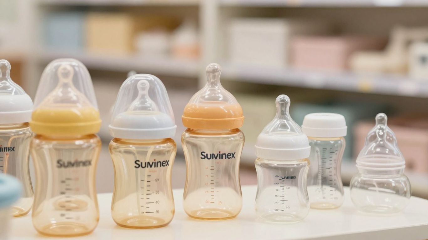 Tetinas Suavinex de diferentes tamaños y flujos.