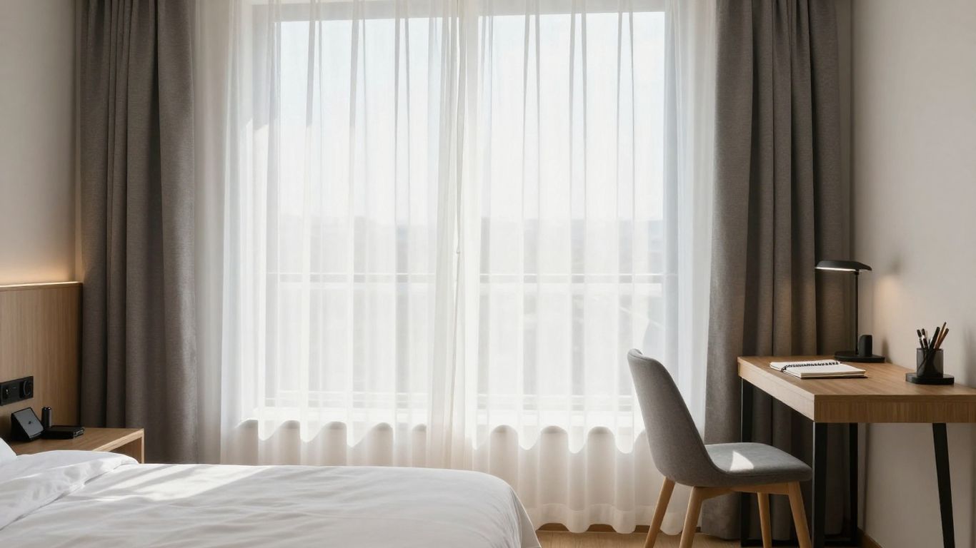 Modern hotel in a quiet street