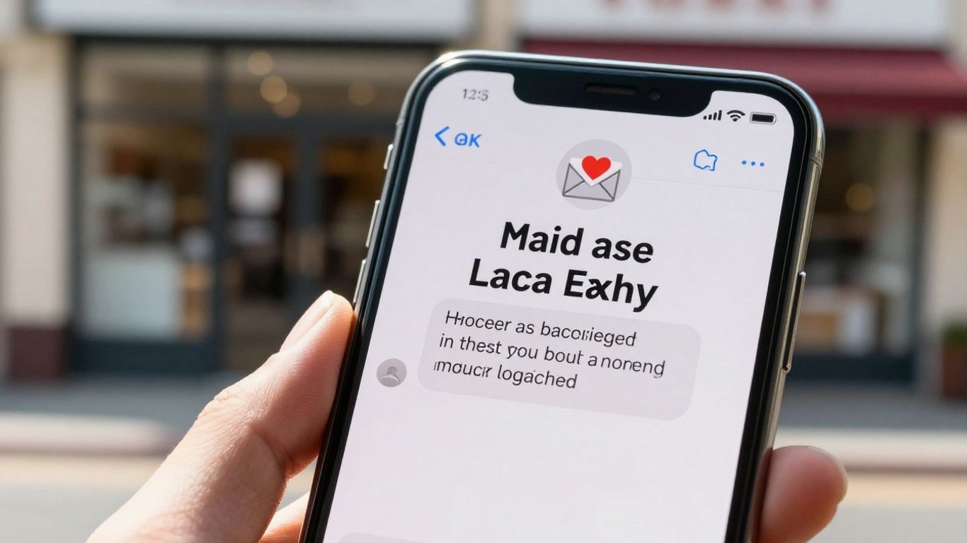 Smartphone showing a successful cold email reply.