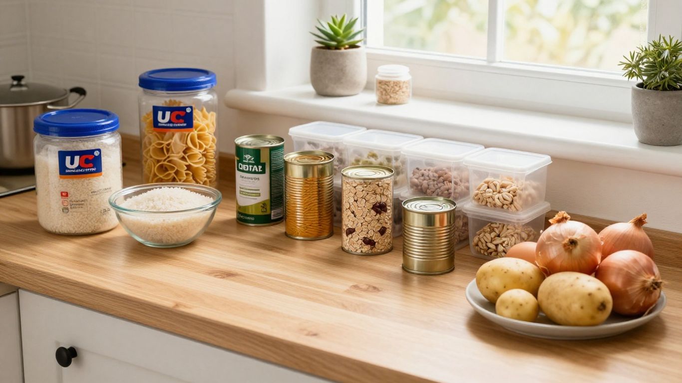 Student food shop arranged beside halls kitchen