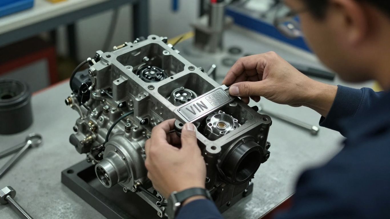 Matching VIN codes on a motor