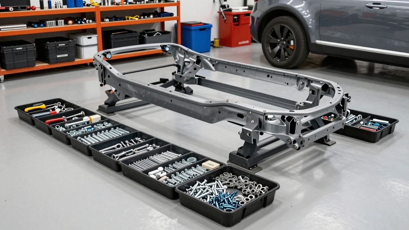 Workspace setup for safe donor dismantling