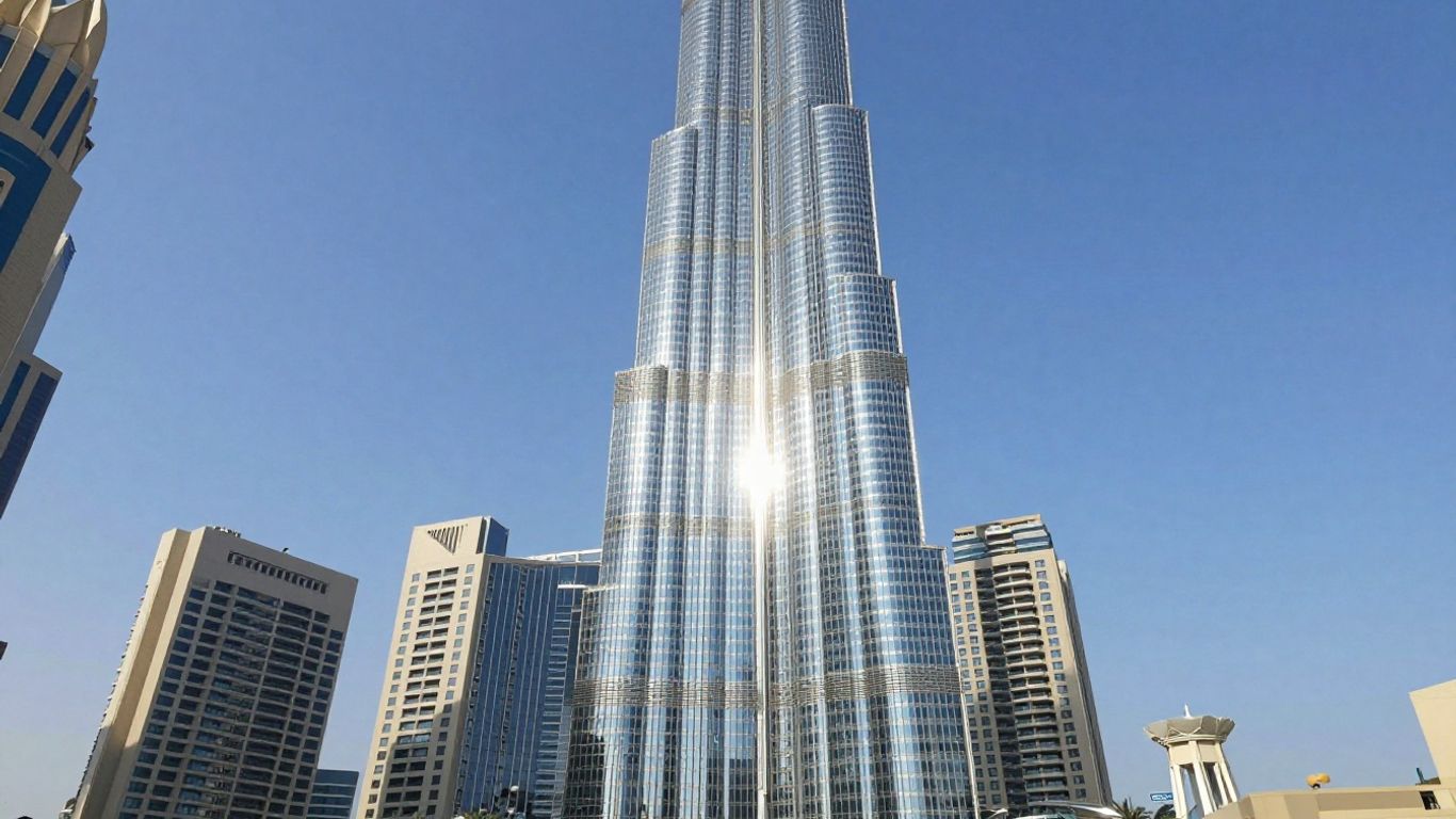 Vue moderne du centre d'affaires de Dubaï