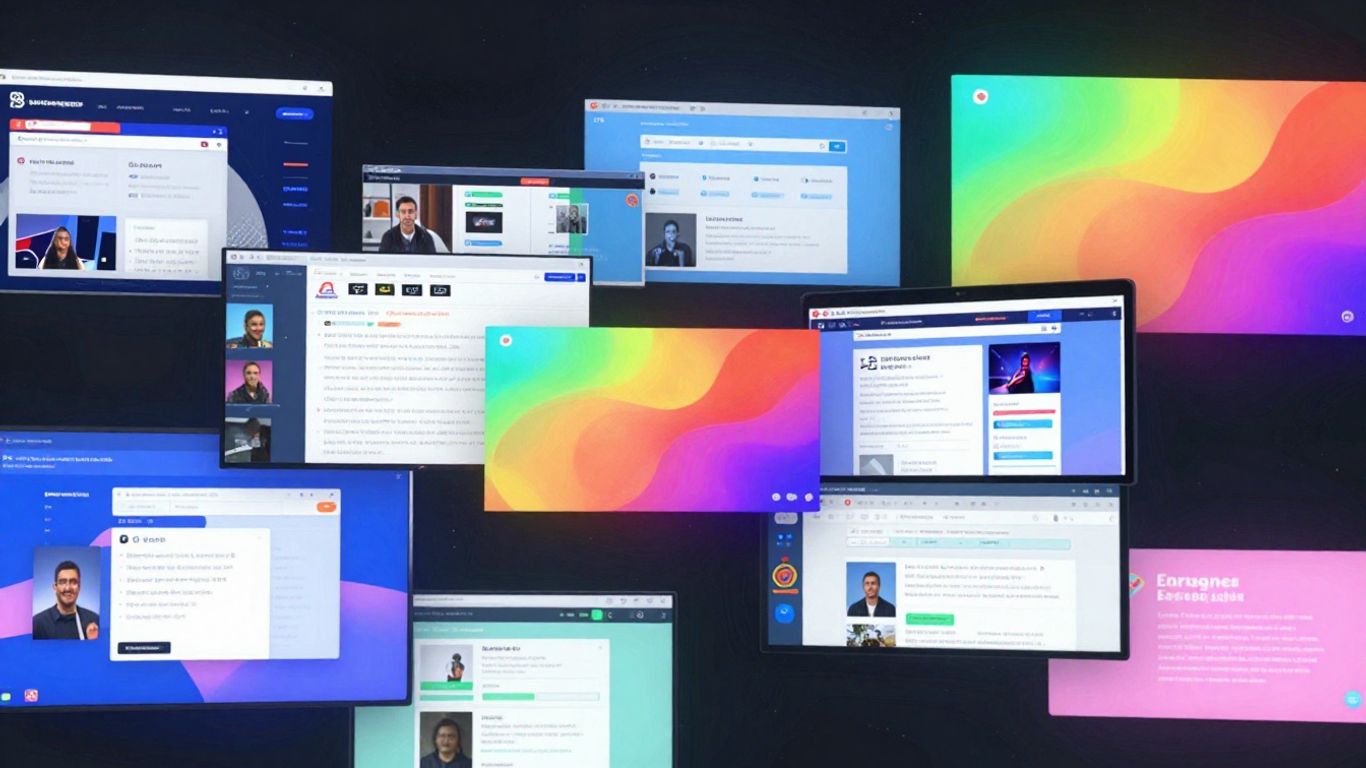 Web pages converting into video streams