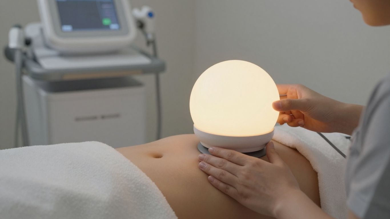 Mulher recebendo tratamento a laser vaginal para bem-estar.