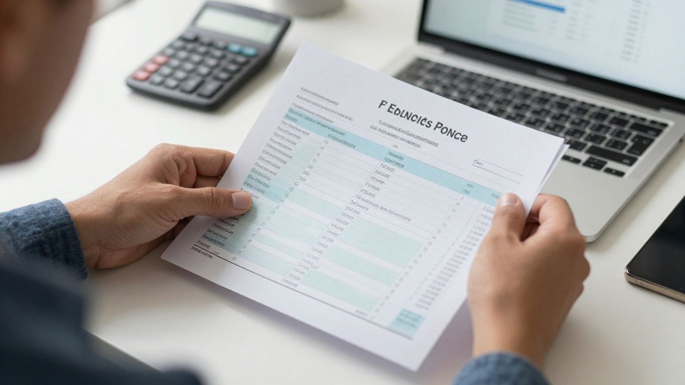 Transaction rows being checked against statement