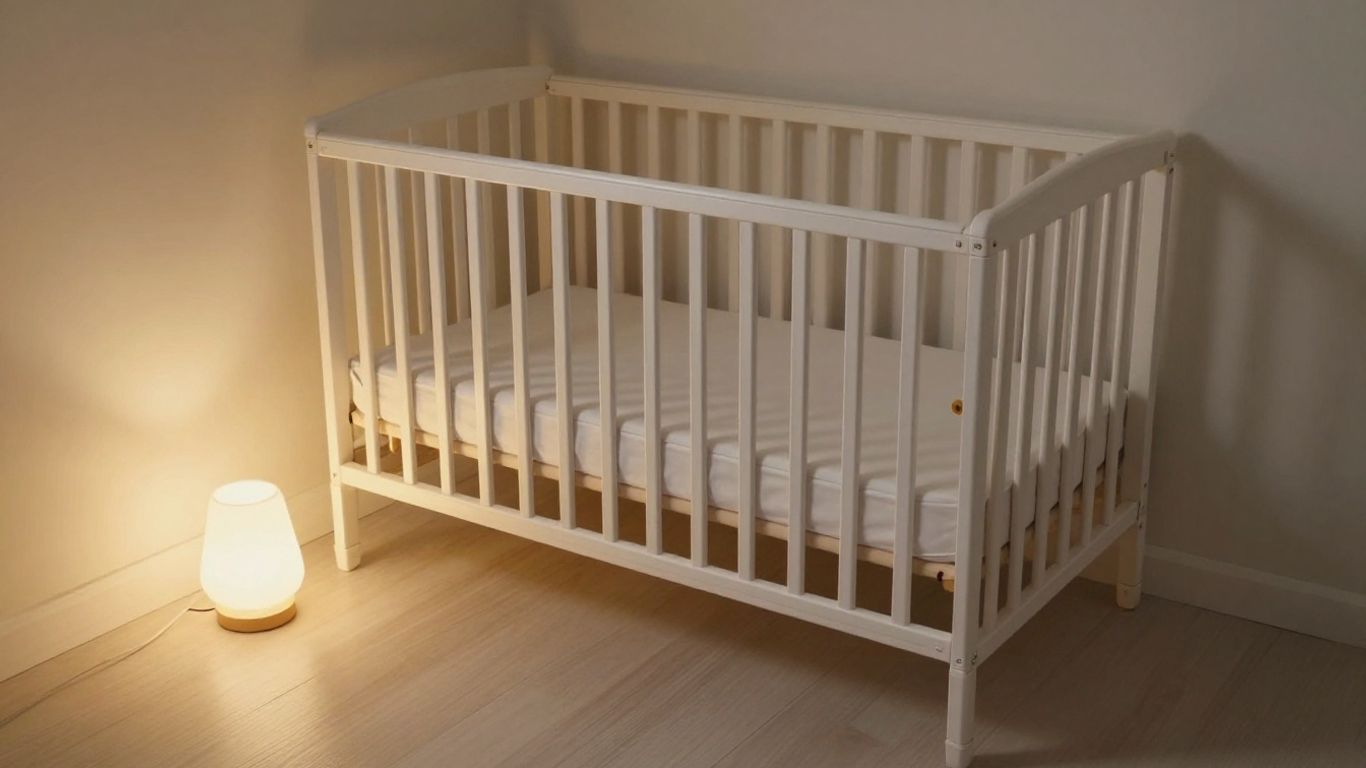 Lámpara infantil segura en dormitorio
