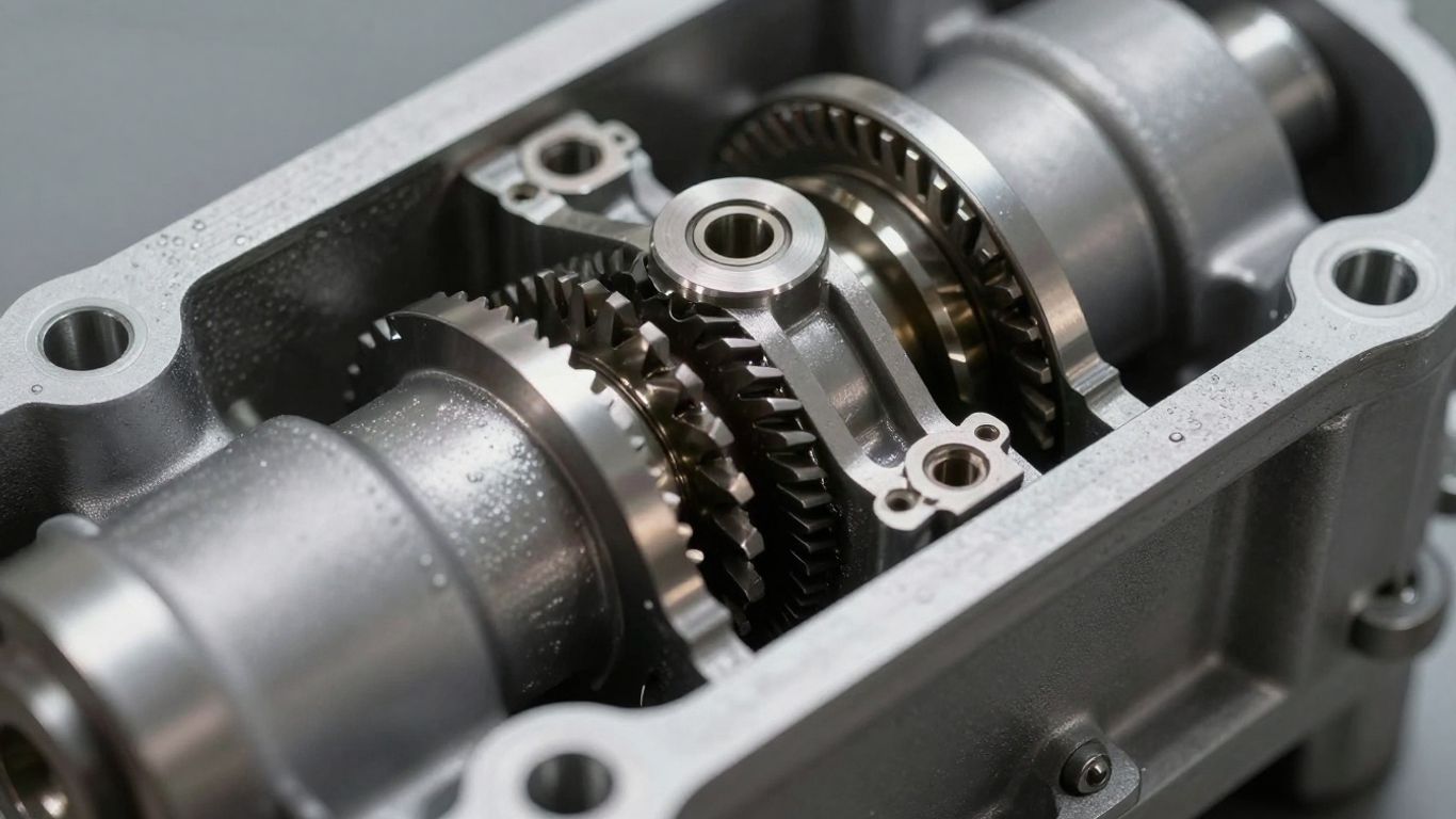 Automatic gearbox close-up, Brisbane auto parts