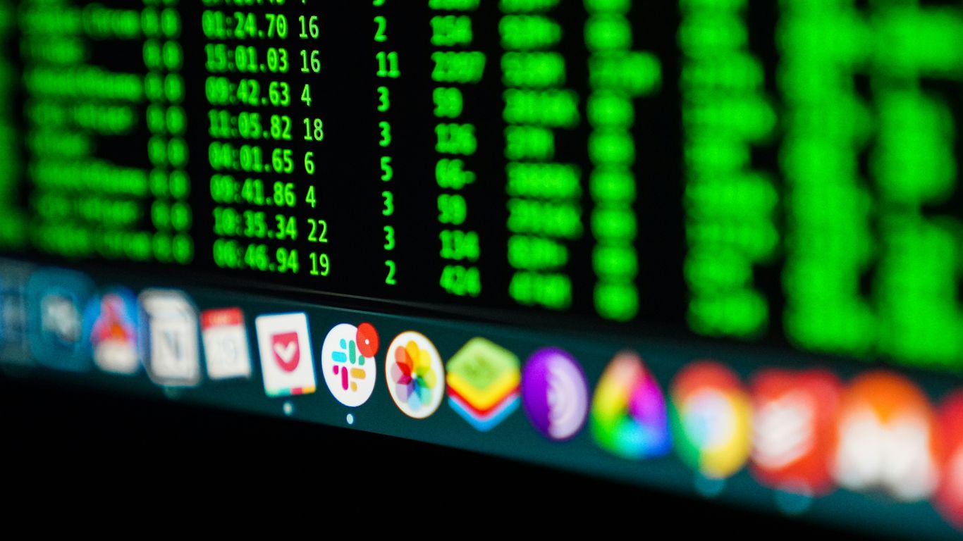 black flat screen computer monitor