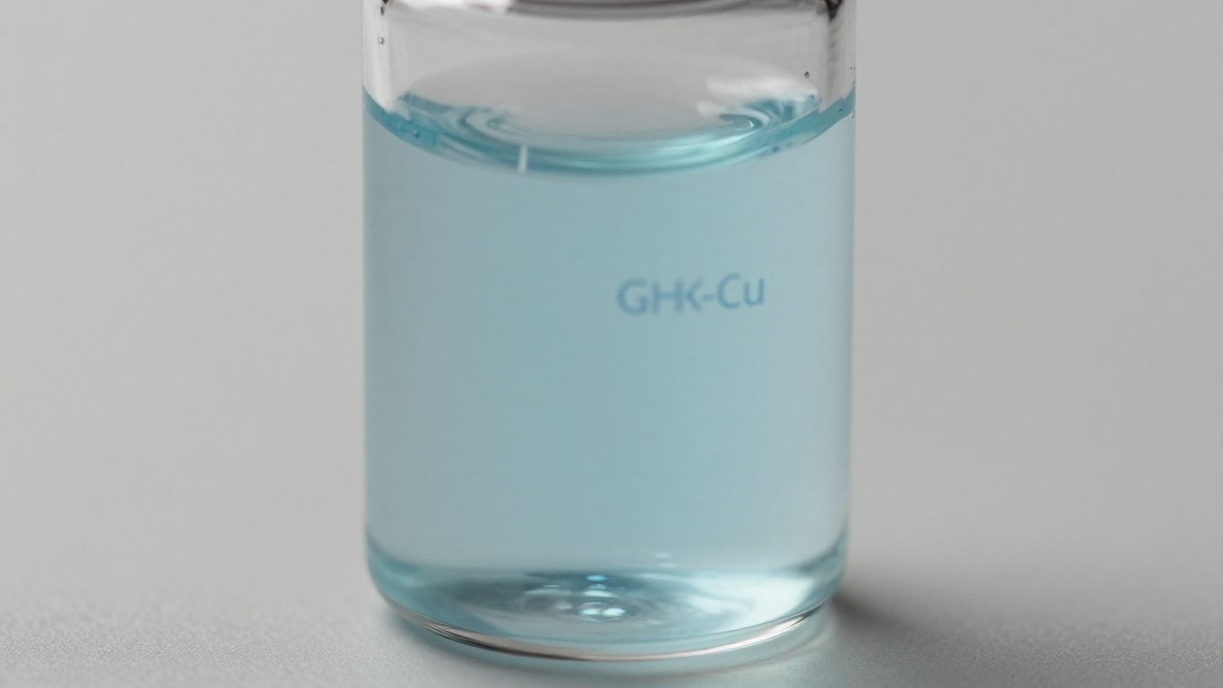 Vial of GHK-Cu peptide solution