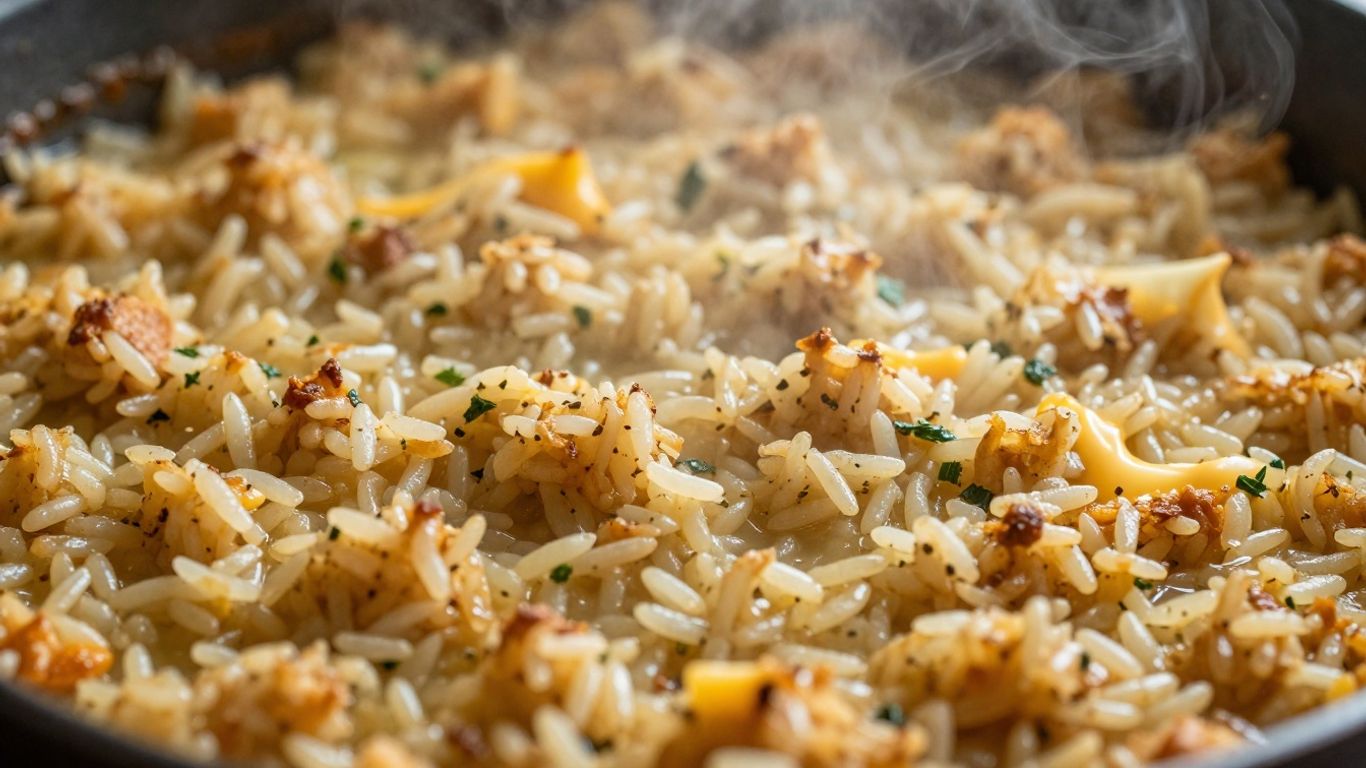 Maltese baked rice dish with golden crust