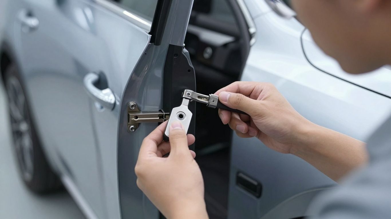 Ensuring proper alignment on BMW model