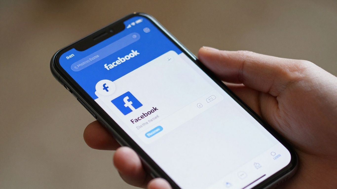 Facebook ad on a smartphone screen