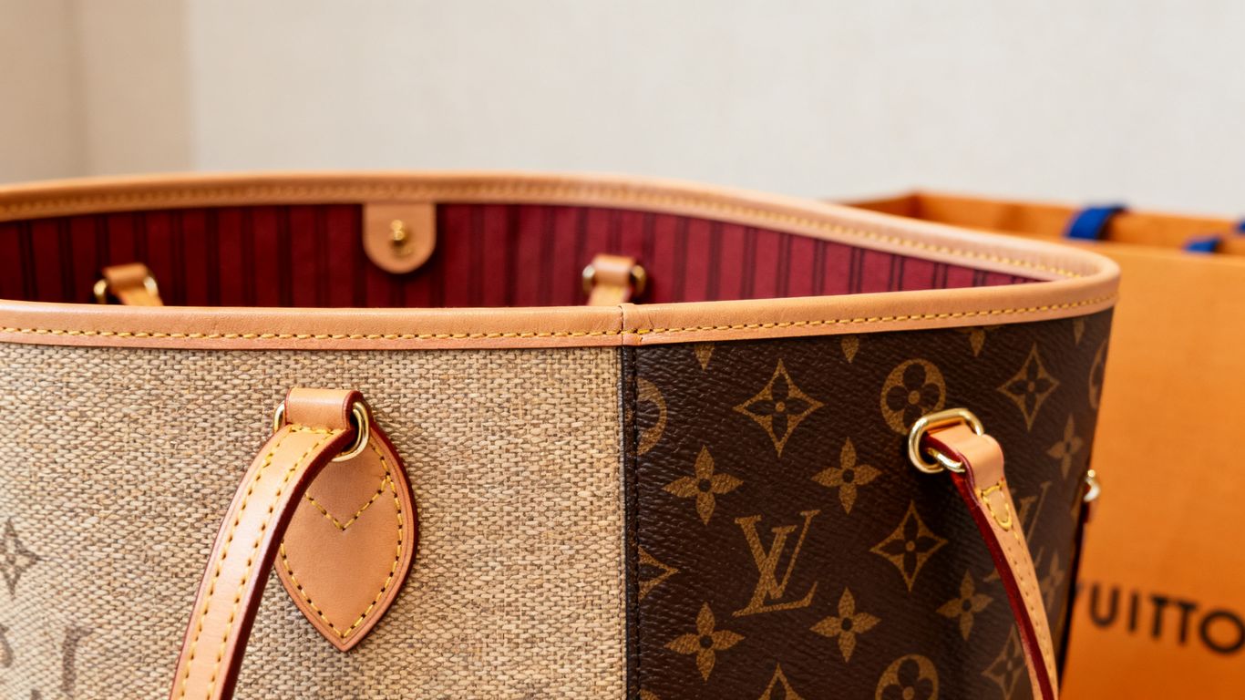 Louis Vuitton Neverfull bag with reversible design