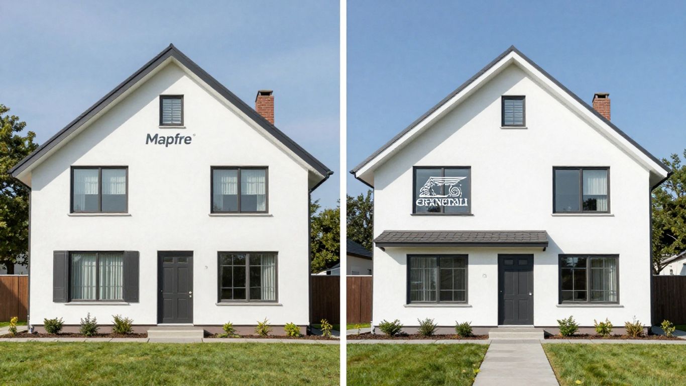 Comparación de seguros de hogar Mapfre y Generali.