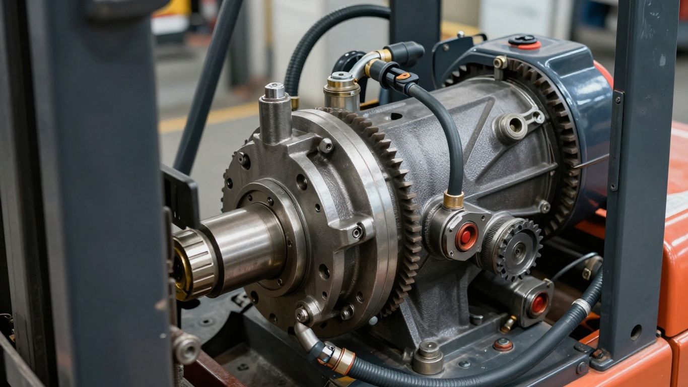 ปั๊มไฮดรอลิกรถโฟล์คลิฟท์ ส่วนประกอบสำคัญ