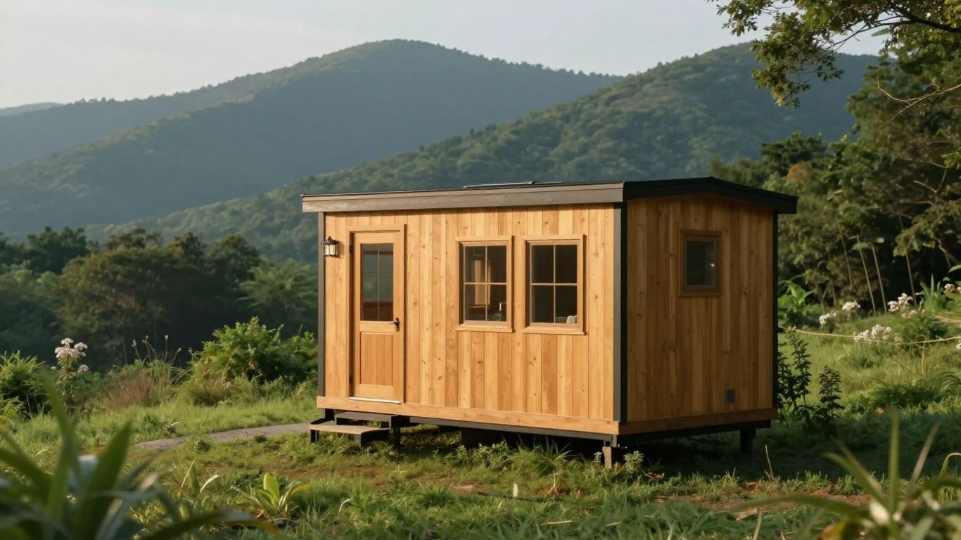 Tiny house in North Carolina landscape
