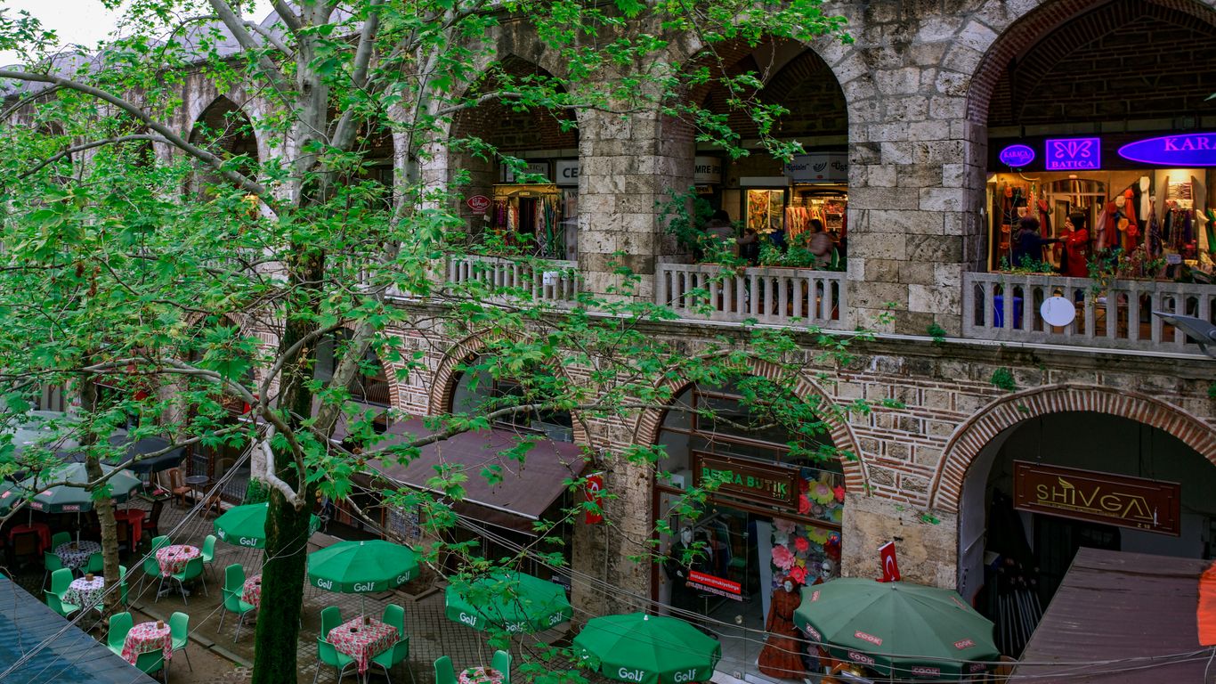 Market facade showing traditional design