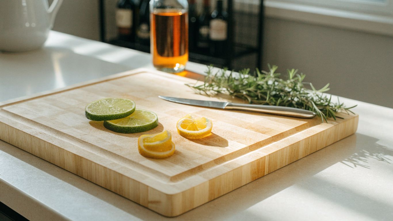 How to Choose an Edge Grain Maple Cutting Board for a Home Bar