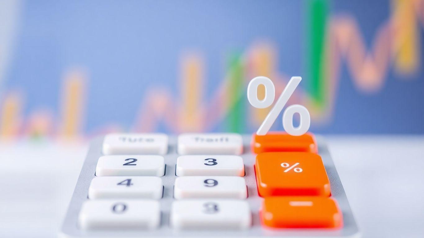 Calculator with percentage symbol