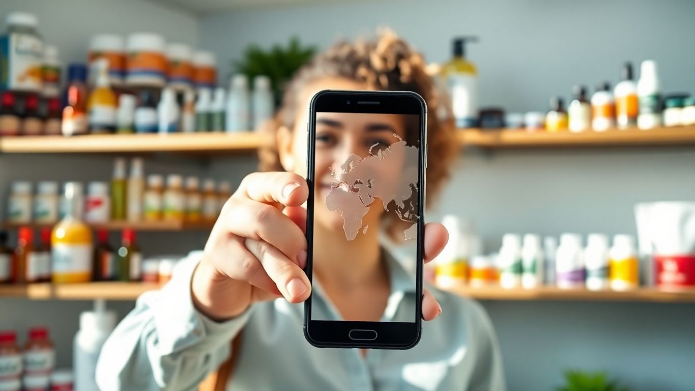 Global health product dropshipping business growth.