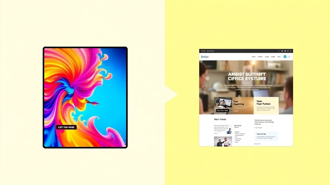 Advertisement and landing page mismatch