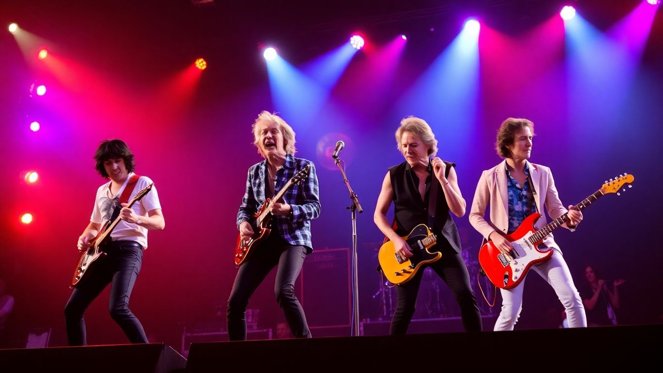 Die Rolling Stones auf der Bühne