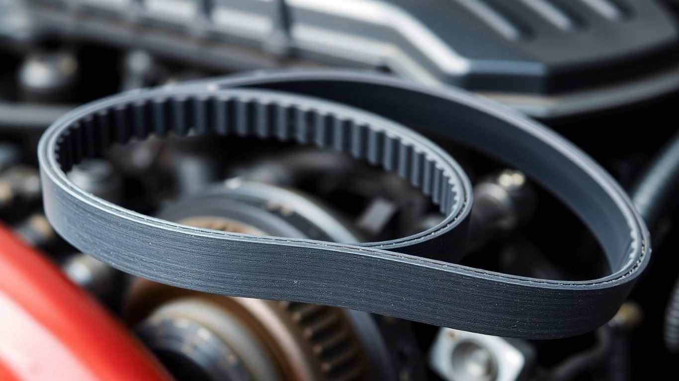 Chrysler timing belt in an engine