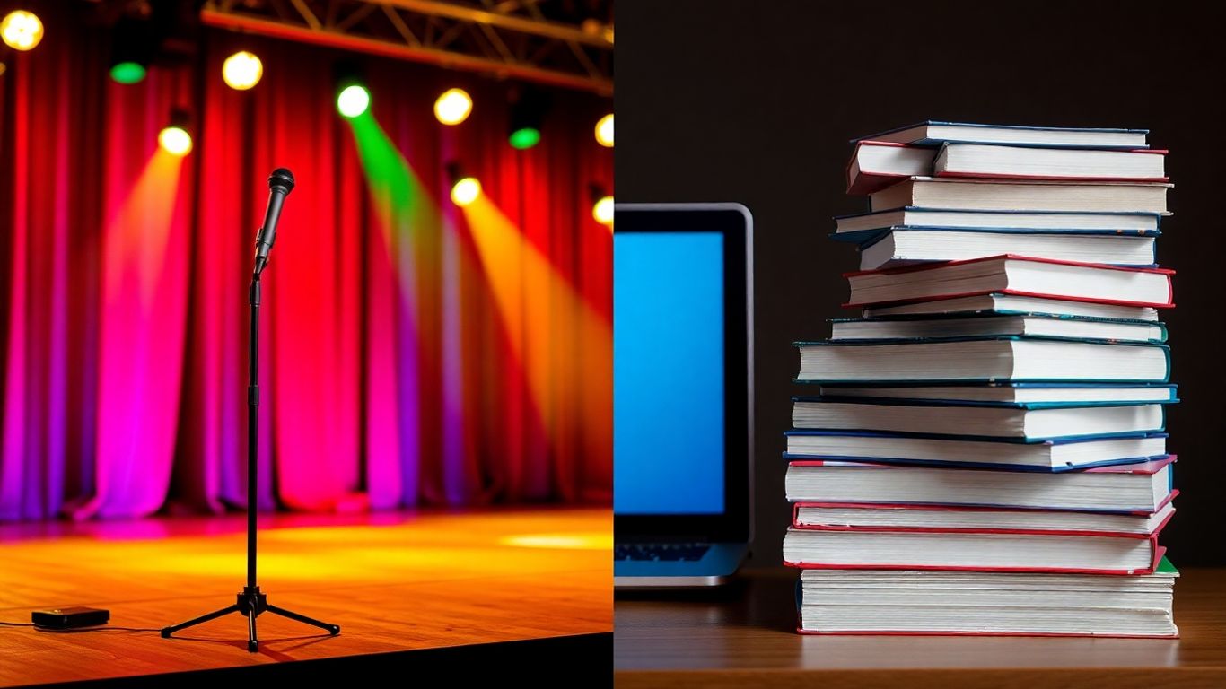 Comedian Horatio Gould's online presence and student life.