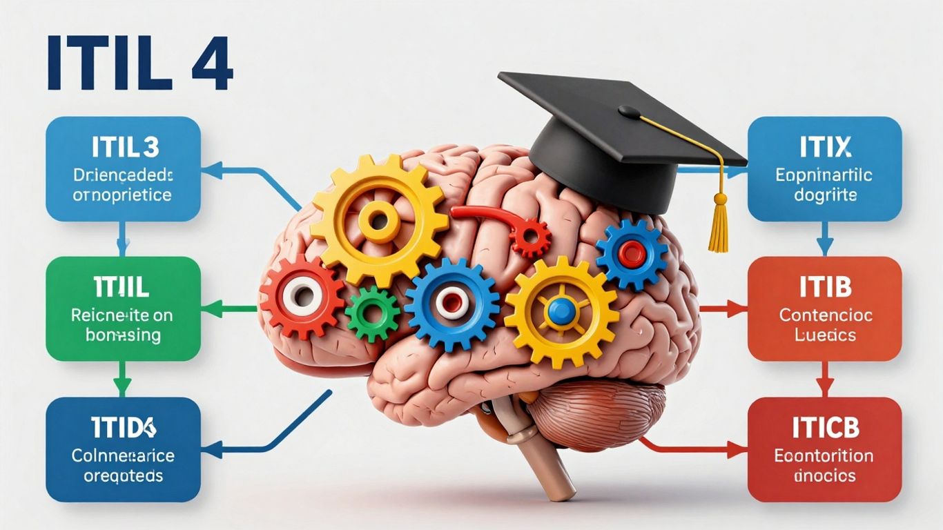 ITIL 4 Foundation exam preparation infographic