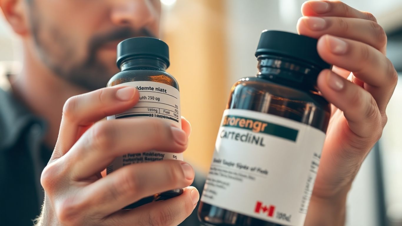 Supplement quality inspection with detailed label examination.