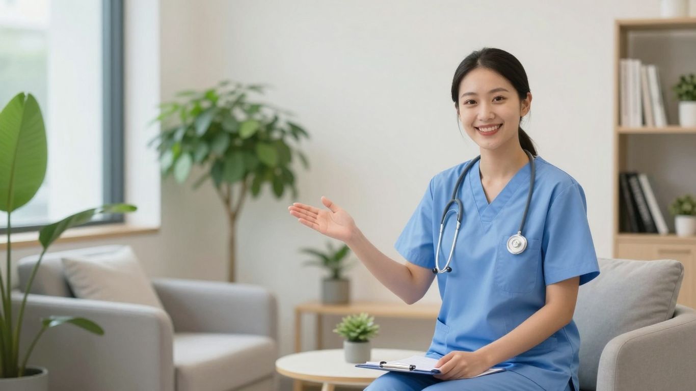 Pro Health Wellness Clinic interior with healthcare professional