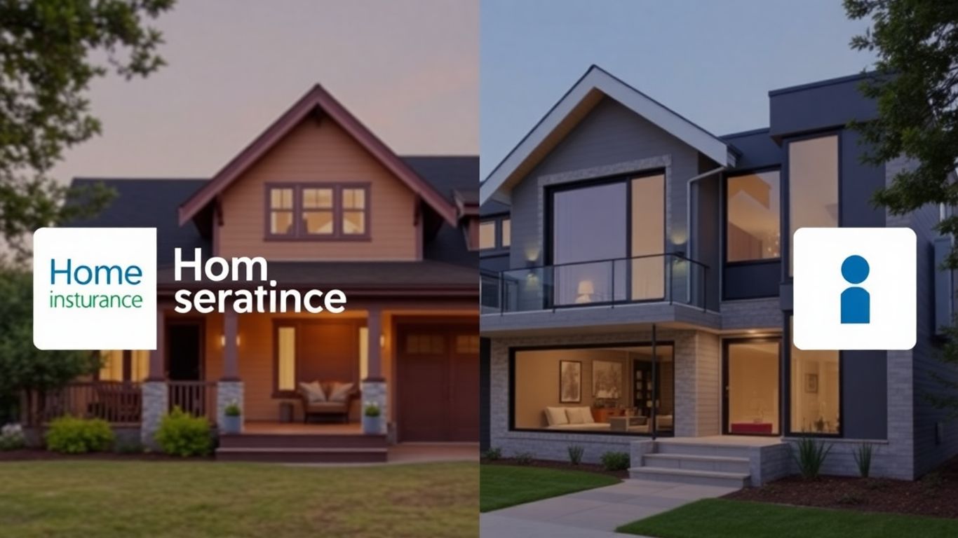 Comparación visual de seguros de hogar Ocaso y Helvetia.